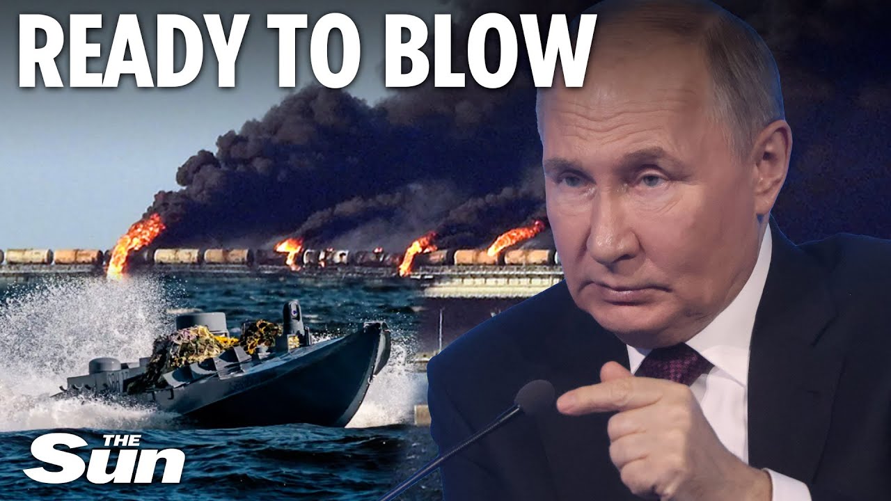 Putin's beloved bridge is ‘doomed’ - game-changing Sea Baby drones are key to blasting it, says spy