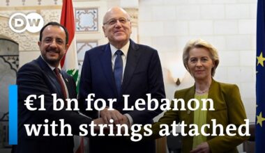 EU to send €1 billion in aid to Lebanon to curb migration | DW News