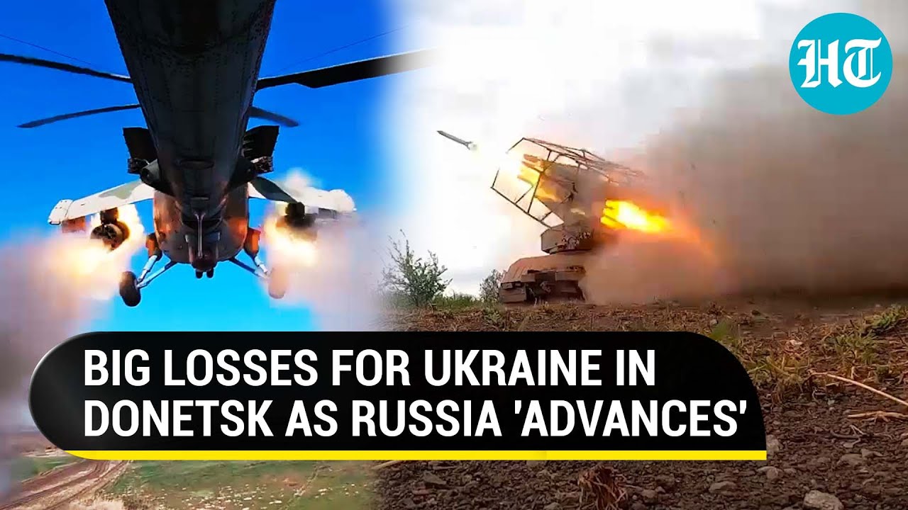Russia Claims Big Gains In Donetsk, 'Kills' Over 440 Ukrainian Soldiers In A Day | Watch