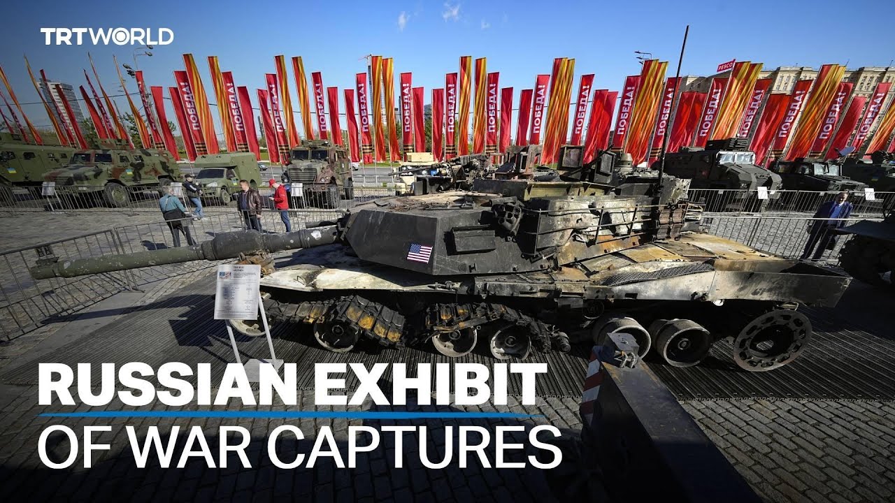 Moscow flaunts military hardware captured during conflict