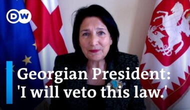 Georgia's President Salome Zourabichvili sees future of Europe at stake with divisive law | DW News