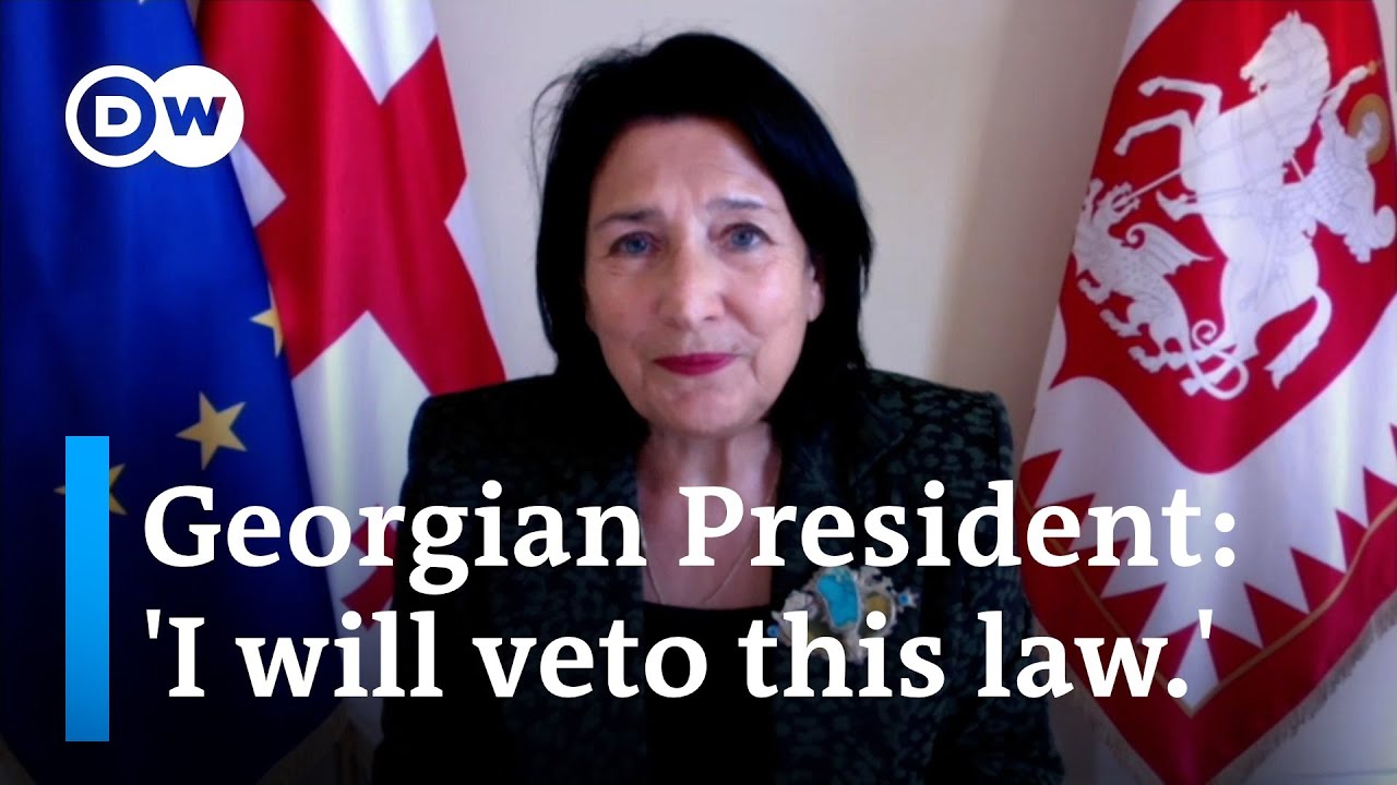 Georgia's President Salome Zourabichvili sees future of Europe at stake with divisive law | DW News