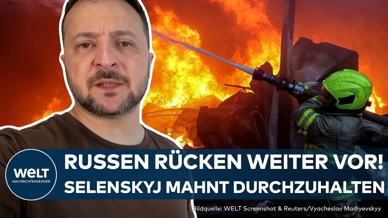 UKRAINE-KRIEG: Putins Truppen erobern weitere Ortschaft in Donezk – Flammeninferno in Charkiw
