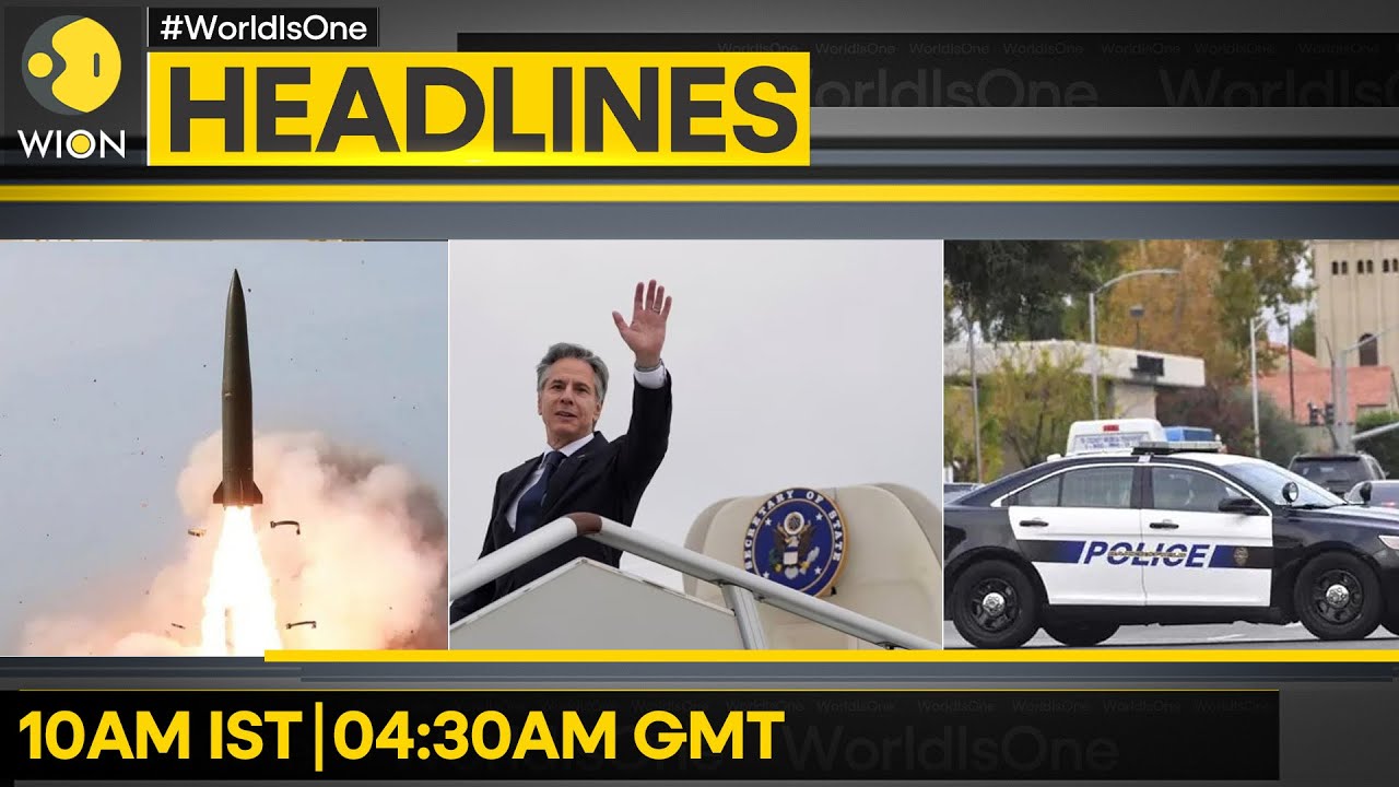 North Korea missile landed in Kharkiv, says report | Four officers killed in US | WION Headlines