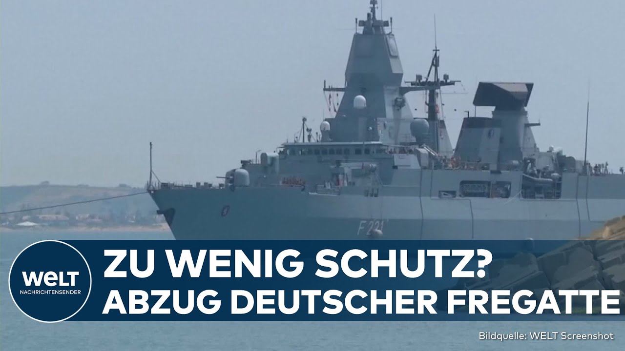 BUNDESWEHR: Abzug der Fregatte Hessen sorgt für Beunruhigung bei internationalen Partnern