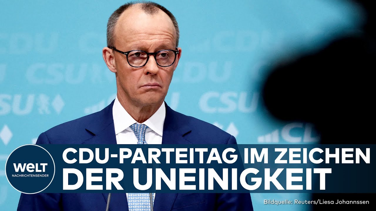 CDU-PARTEITAG: Koalition mit Grünen oder BSW? Christdemokraten ringen um eigene Position