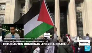 Directo a... Washington y las protestas universitarias propalestinas • FRANCE 24 Español
