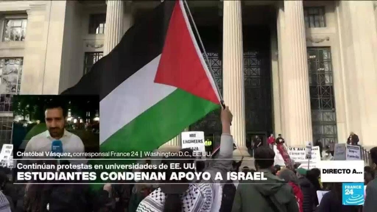 Directo a... Washington y las protestas universitarias propalestinas • FRANCE 24 Español
