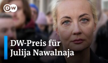 "Freedom of Speech Award" der DW für Julia Nawalnaja | DW Nachrichten
