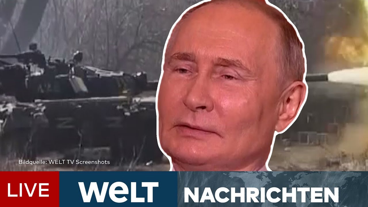 UKRAINE-KRIEG: Oster-Offensive? Charkiw! Putins Truppen verstärken Feuer in Ostukraine | WELT STREAM
