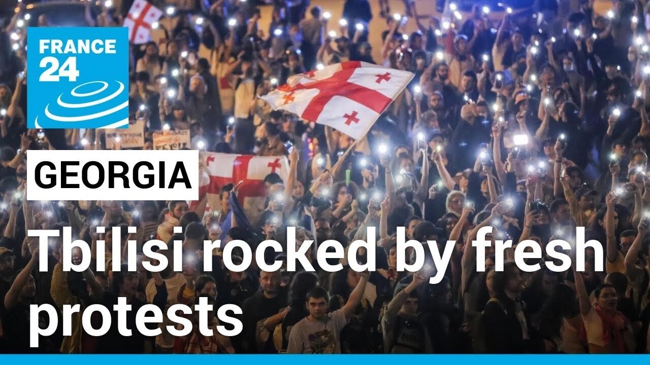 Tbilisi rocked by clashes over 'foreign influence' bill for third consecutive night • FRANCE 24