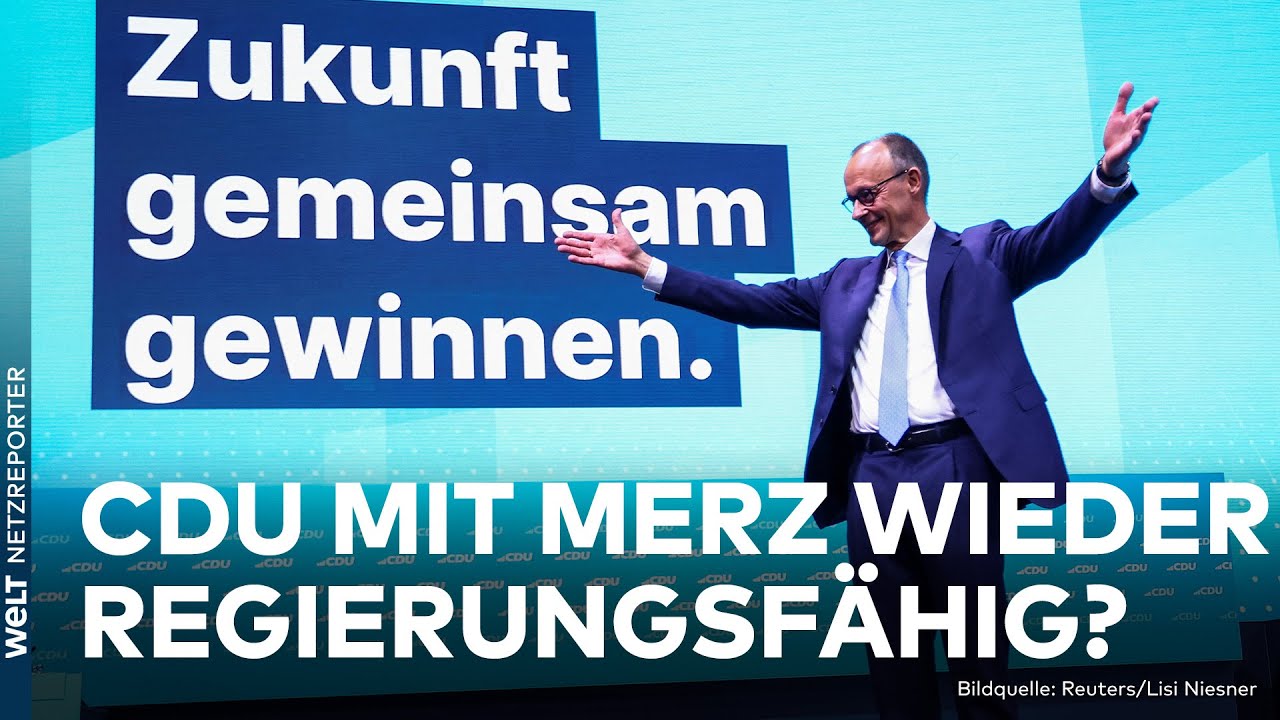 CDU-PARTEITAG: Merz will seine Partei zurück an die Macht bringen! Kanzlerfrage bleibt aber offen