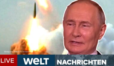 UKRAINE-KRIEG: Atom-Manöver angekündigt! Putin schickt eindeutige Warnung an London | WELT STREAM