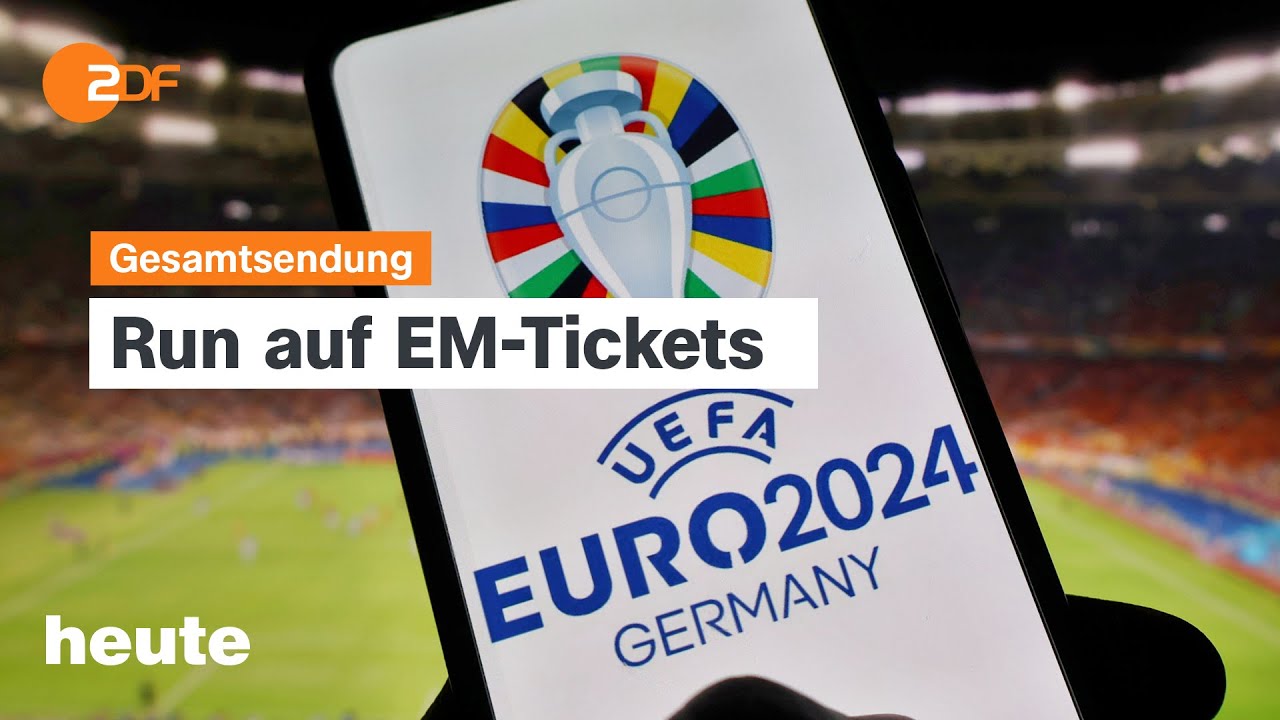 heute 19:00 Uhr vom 02.05.24 Run auf EM-Tickets, EU-Migrationsabkommen mit dem Libanon (english)
