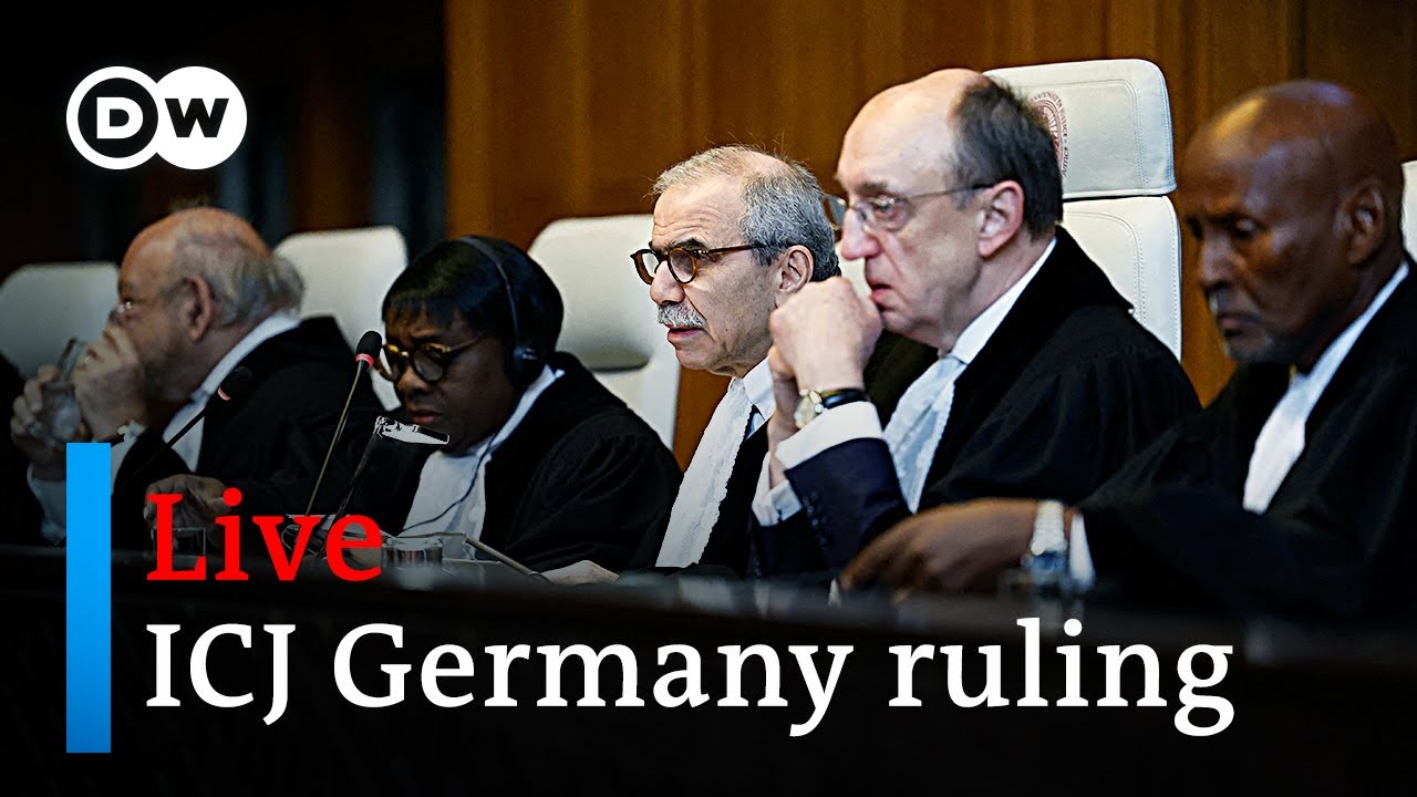 Live:  ICJ rules on Germany's complicity in Israel's alleged genocide in Gaza | DW News