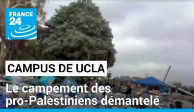 Mobilisation en soutien à Gaza à UCLA : le campement des pro-Palestiniens démantelé