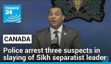 Canadian police arrest three suspects in slaying of Sikh separatist leader • FRANCE 24 English