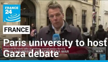 Paris university to host Gaza debate after protests • FRANCE 24 English
