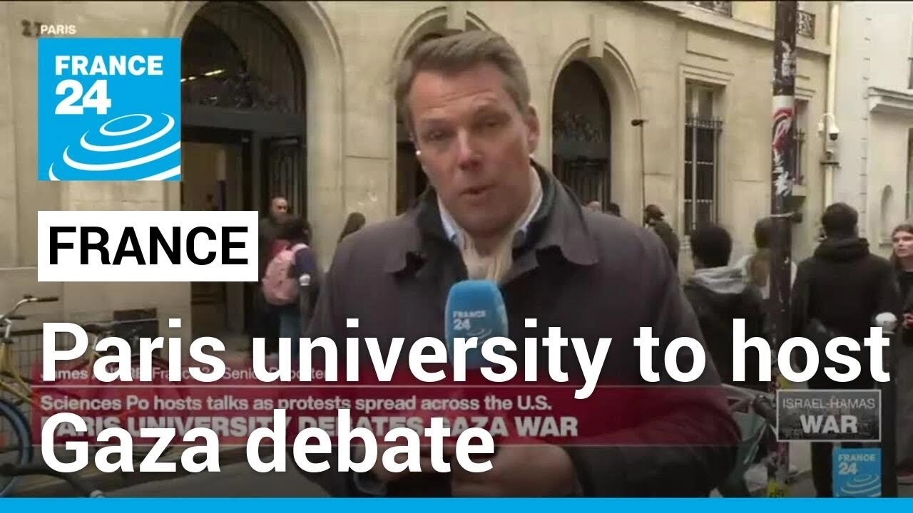 Paris university to host Gaza debate after protests • FRANCE 24 English