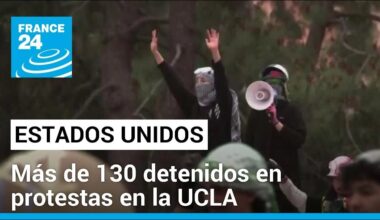 EE. UU.: más de 130 activistas propalestinos arrestados en el campus de la UCLA, en Los Ángeles