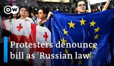 'Foreign influence' law obstacle to Georgia joining the EU, says official | DW News