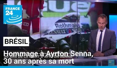 Le Brésil rend hommage à Ayrton Senna 30 ans après sa mort • FRANCE 24