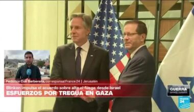 Informe desde Jerusalén: Blinken presiona desde Israel a Hamás, que pide precisar pacto sobre Gaza