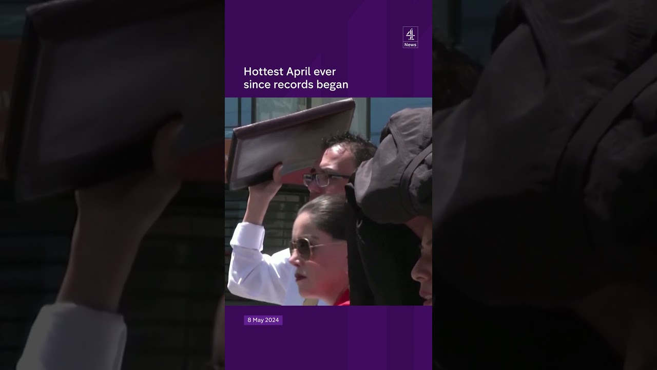 Hottest April ever since records began