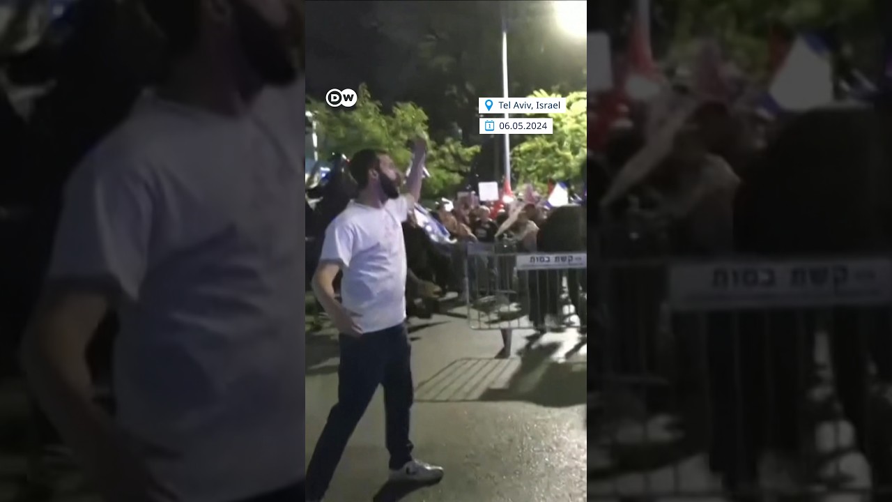 Reprimen protestas en Israel contra el Gobierno de Netanyahu