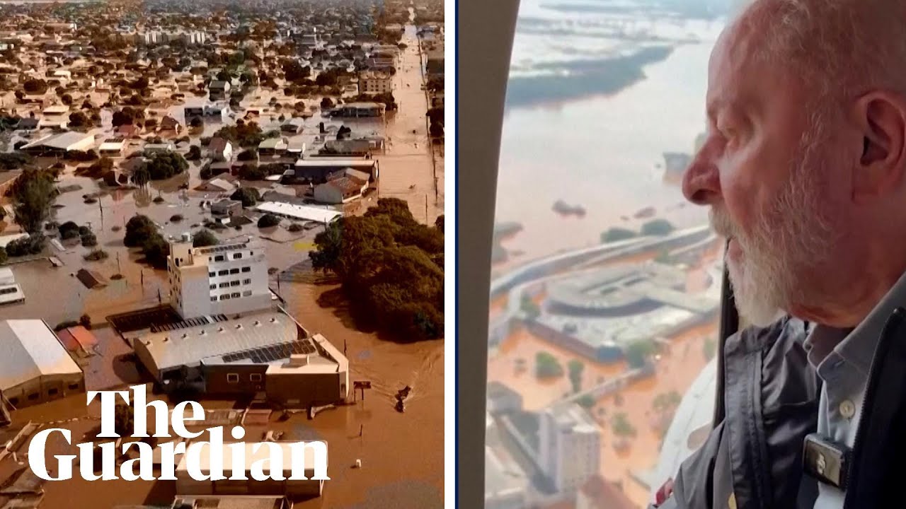 Brazil floods: Lula flies over Rio Grande do Sul as army races to rescue stranded families