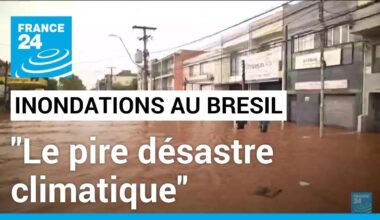 Inondations au Brésil : le "pire désastre climatique" de l'histoire du pays • FRANCE 24