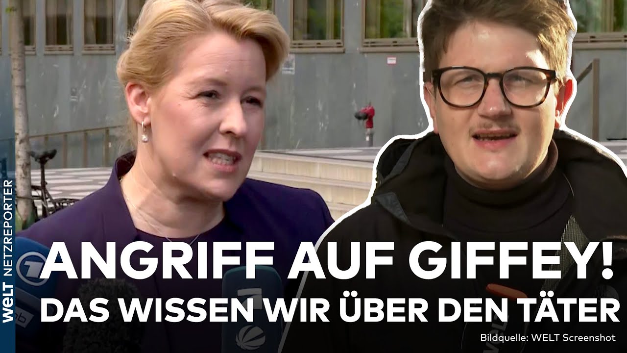 ANGRIFF AUF FRANZISKA GIFFEY: 74-jährige mutmaßlicher Tärer war dem Staatsschutz bekannt | WELT News