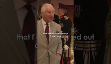 ‘You Can Always Blame me!’ King Escapes His ‘Cage’ to Visit the Army