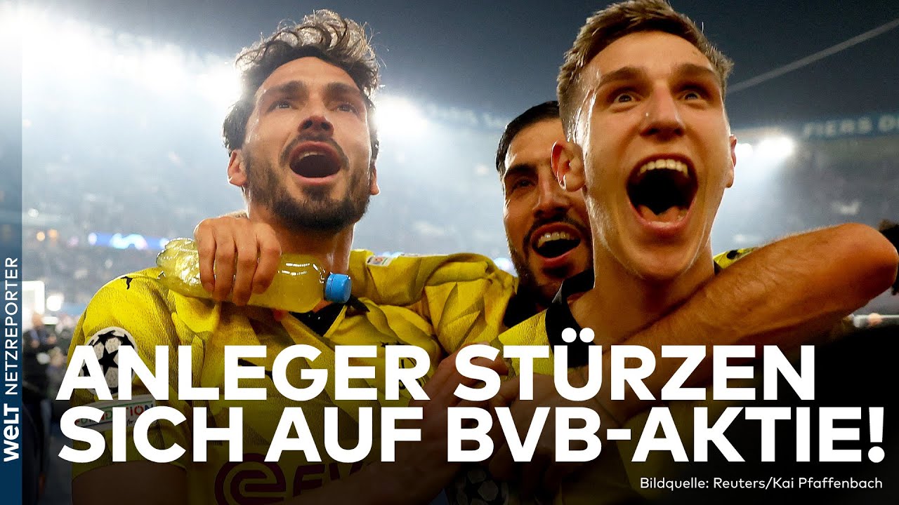 BORUSSIA DORTMUND: Geldregen für den BVB! Champions-Leage-Erfolg sorgt für Aktienhoch!