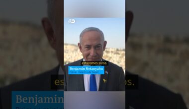 Netanyahu: "Si tenemos que estar solos, lo estaremos"