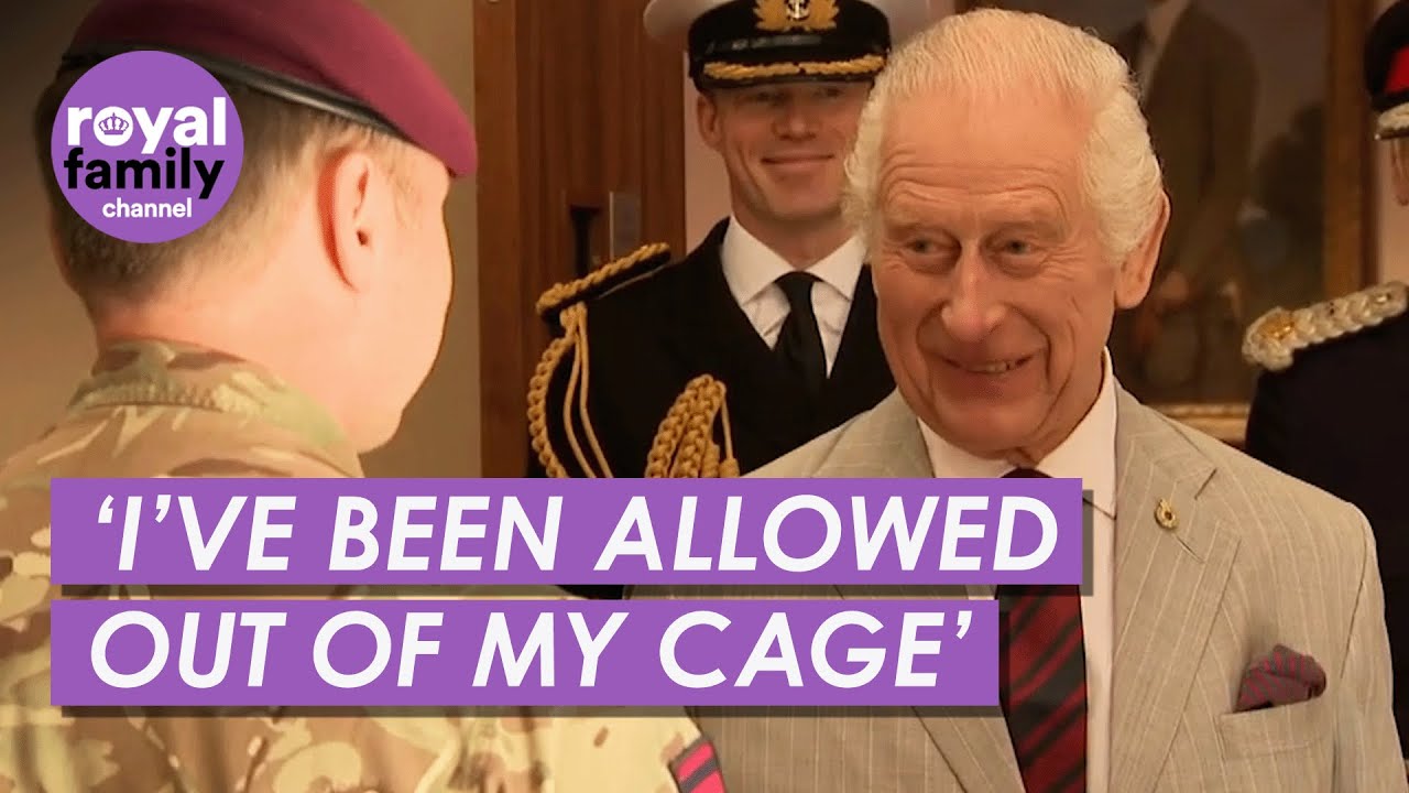 King Jokes He’s Been ‘Allowed Out of His Cage’ to Visit Army Training Base
