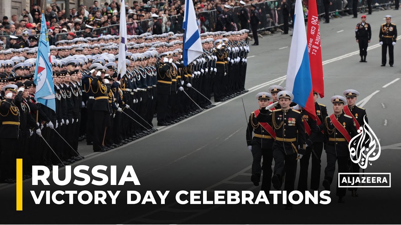 Russia marks Victory Day in Red Square, while Ukrainian missiles hit Belgorod