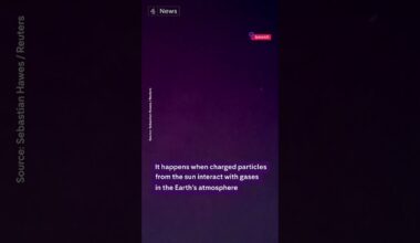 Northern lights make rare appearance over UK after solar storm