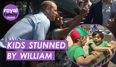 Prince William Leaves Kids in Awe whilst Posing for Selfies on Beach