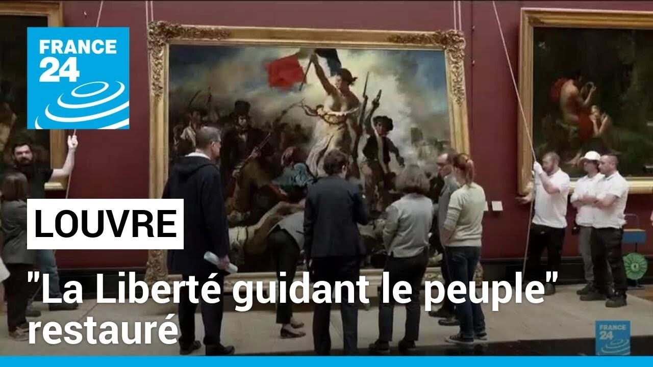 Au Louvre, la "Liberté guidant le peuple" révèle enfin ses vraies couleurs • FRANCE 24