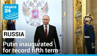 Putin inaugurated for record fifth term after nearly a quarter-century in power • FRANCE 24