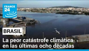 Inundaciones en el sur de Brasil dejan impresionantes imágenes y miles de desplazados • FRANCE 24