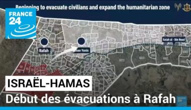 "Opération" de l'armée israélienne : début des évacuations à Rafah • FRANCE 24