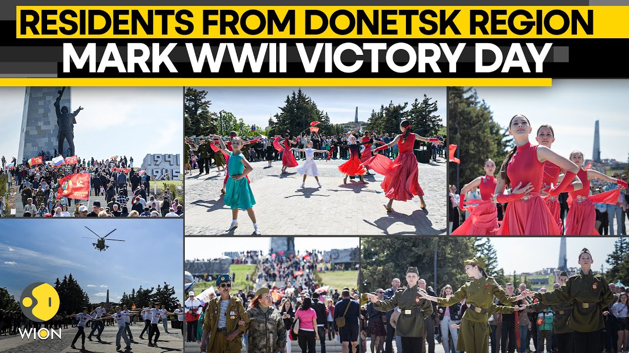 Russia-Ukraine war: Russian-controlled Donetsk region celebrates WWII Victory Day | WION Originals