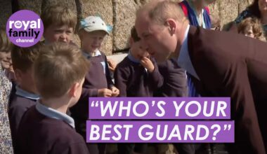 Kids Quiz Prince William on his Favourite Colour and his "Best Guard"