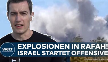 KRIEG IN NAHOST: Beschuss von Rafah! Israel startet Offensive in Gaza im Kampf gegen Hamas-Terror