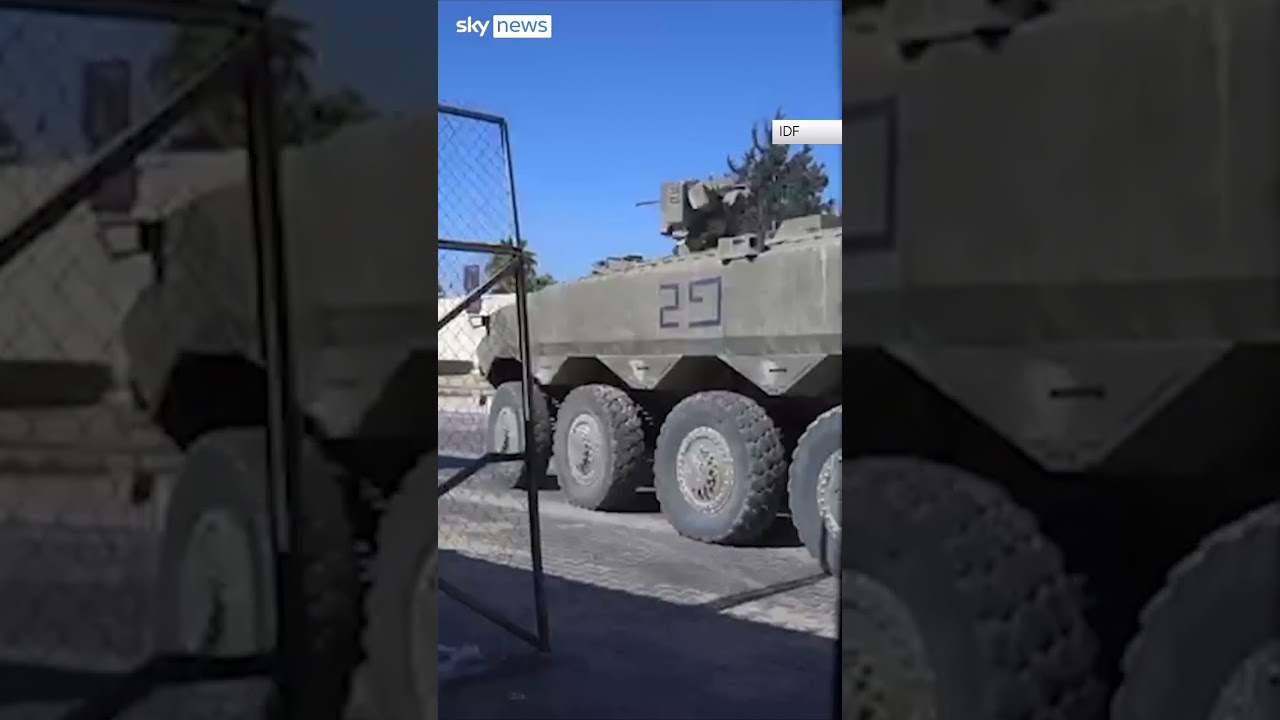 Israeli military release footage of supposed Rafah offensive