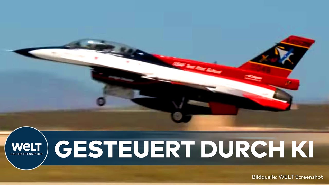 US-AIR FORCE: "Der Computer wird nicht müde, er hat keine Angst!" F-16-Kampfjet gesteuert von KI