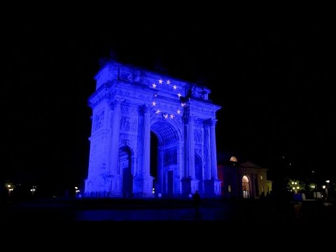 No Comment : les grandes villes européennes aux couleurs de l'UE
