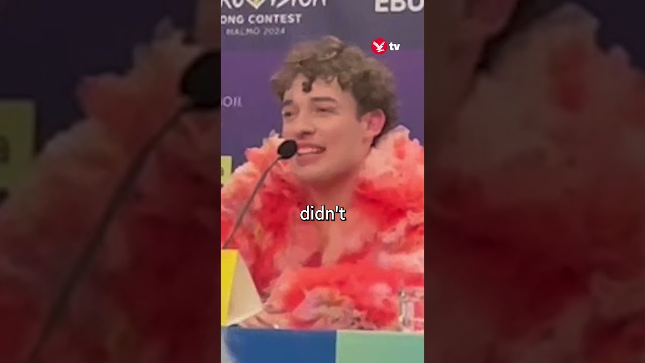 Winner Nemo calls Eurovision furore 'intense' and 'sad' 🗯️ #eurovision #shorts